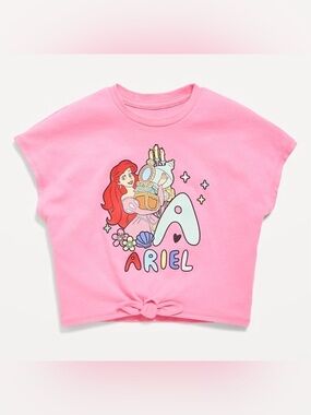 OLD NAVY | Disney Ariel Graphic Tie Knot T-Shirt for Toddler